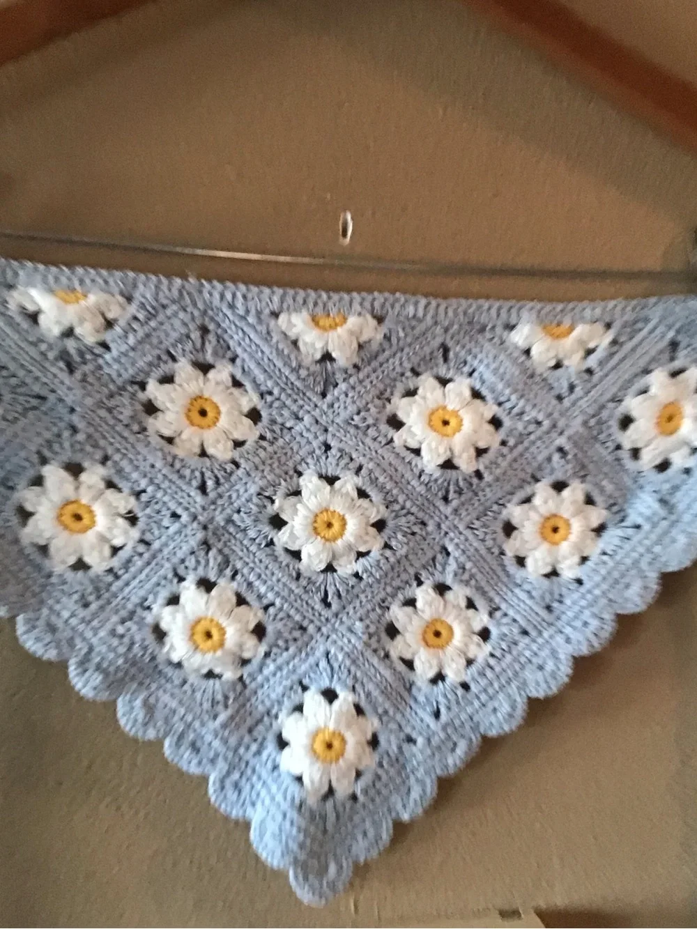NEW Vintage Retro Style Crochet Daisy Headband